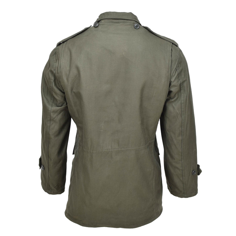 Véritable veste de campagne militaire grecque M65 de type américain, uniforme de l'armée olive, surplus NEUF