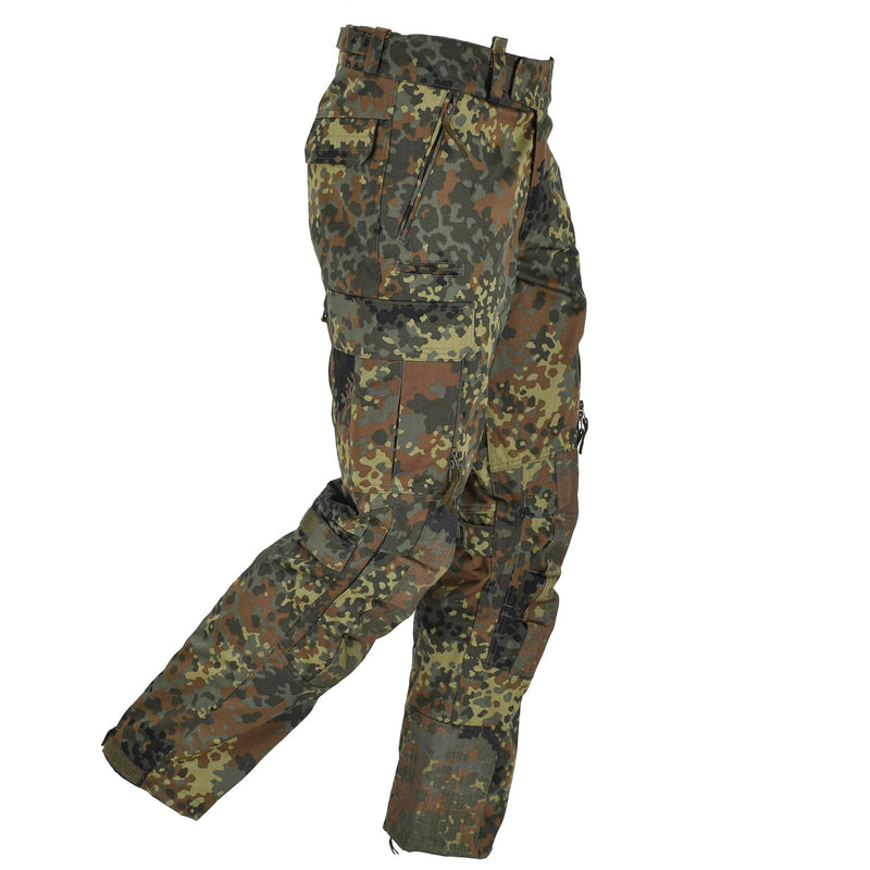 Pantalon tactique Sniper Leo Kohler pour troupes de campagne, camouflage rip-stop flecktarn