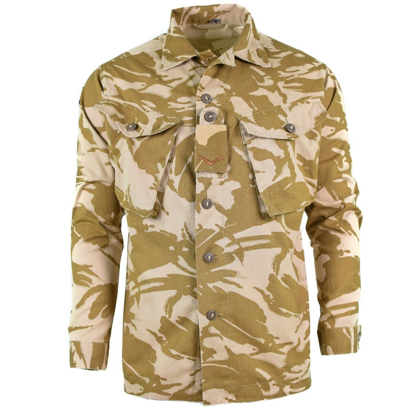 Veste de combat militaire originale de l'armée britannique, chemise légère pour le désert