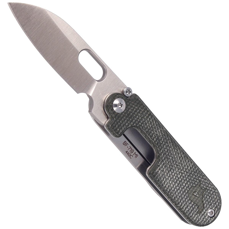 Couteau de poche pliant Fox Knives Brand BEAN GEN2 en acier inoxydable 440C avec revêtement satiné