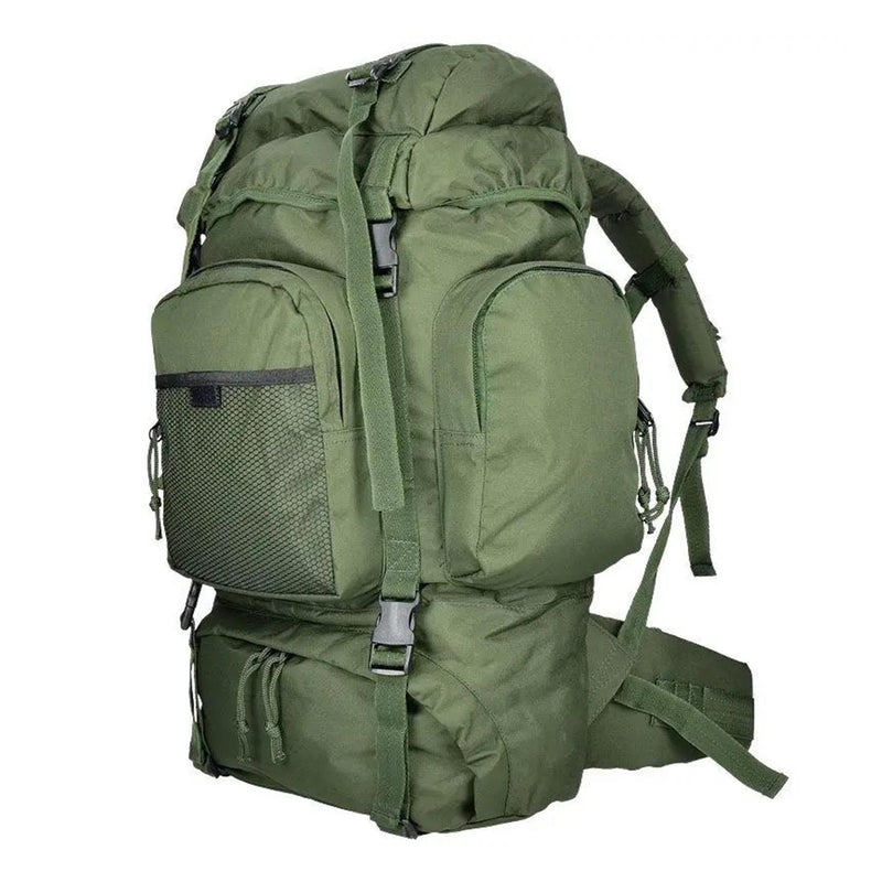 Sac à dos de randonnée MIL-TEC COMMANDO 55 litres housse imperméable vert grand sac à dos