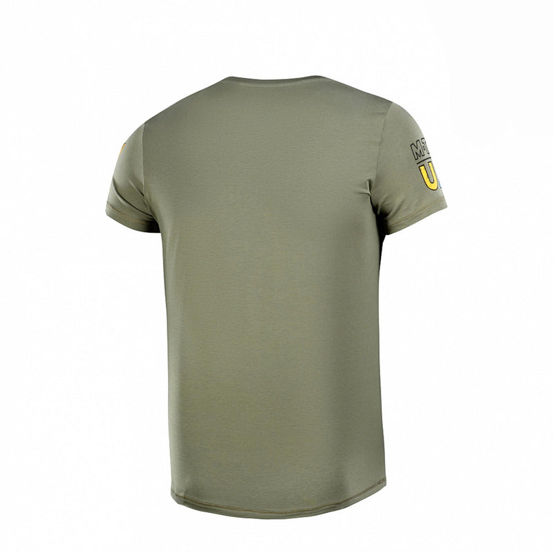 T-shirt classique de style militaire M-TAC sous-vêtement à manches courtes drapeau ukrainien Olive