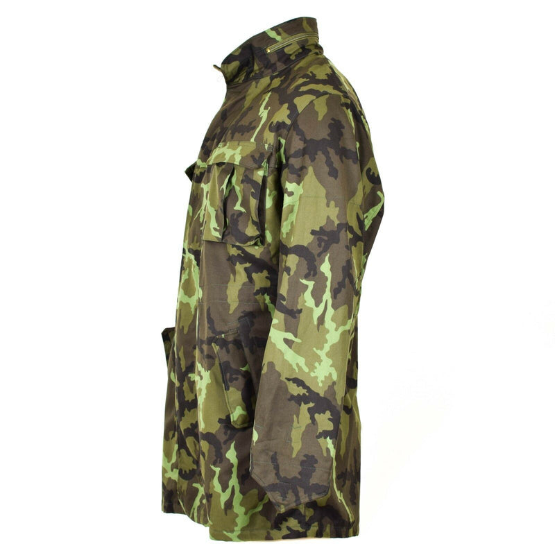 Veste de combat militaire originale de l'armée tchèque CZ 95 camouflage parka NEUF