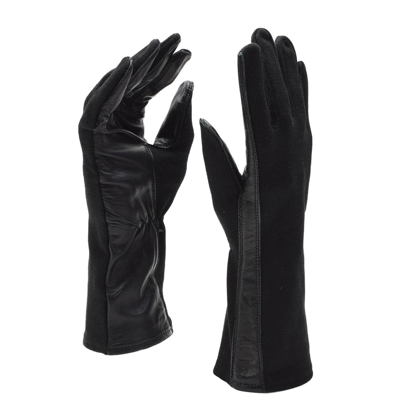 Gants en cuir de pilote militaire néerlandais d'origine, chauffants, résistants à la chaleur, en aramide, NEUF