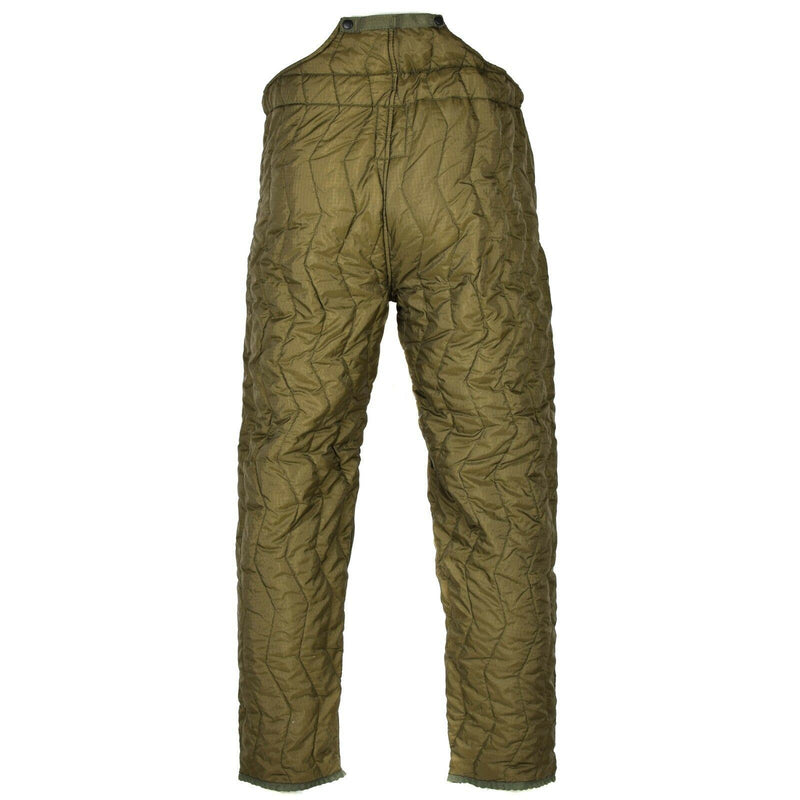 Véritable pantalon matelassé de l'armée allemande, doublure de pantalon chauffante intérieure, thermique, hiver OD