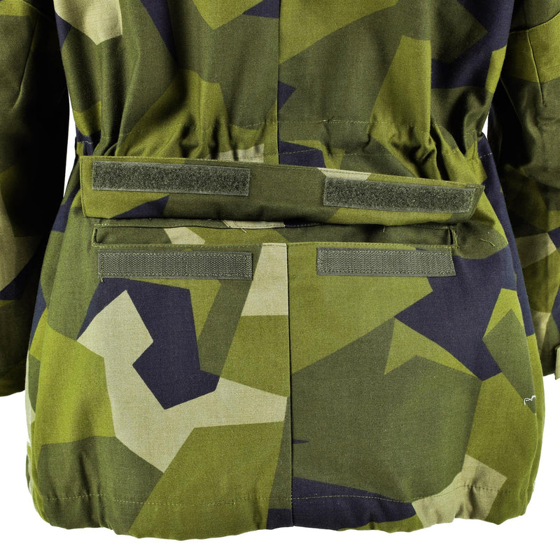 Veste lourde originale de l'armée suédoise M90 ​​avec camouflage éclaté pour troupes militaires sur le terrain NEUF