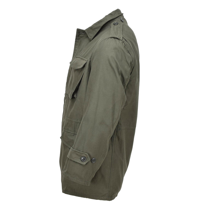 Véritable veste de campagne militaire grecque M65 de type américain, uniforme de l'armée olive, surplus NEUF