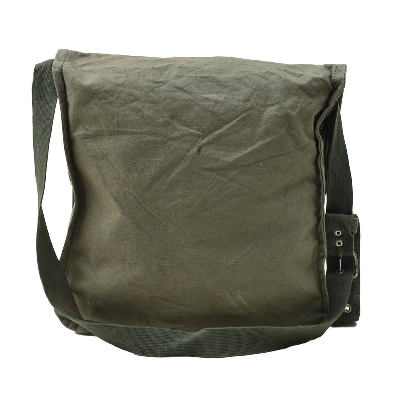 Original Bulgarian Military olive shoulder bag adjustable strap outdoor travel