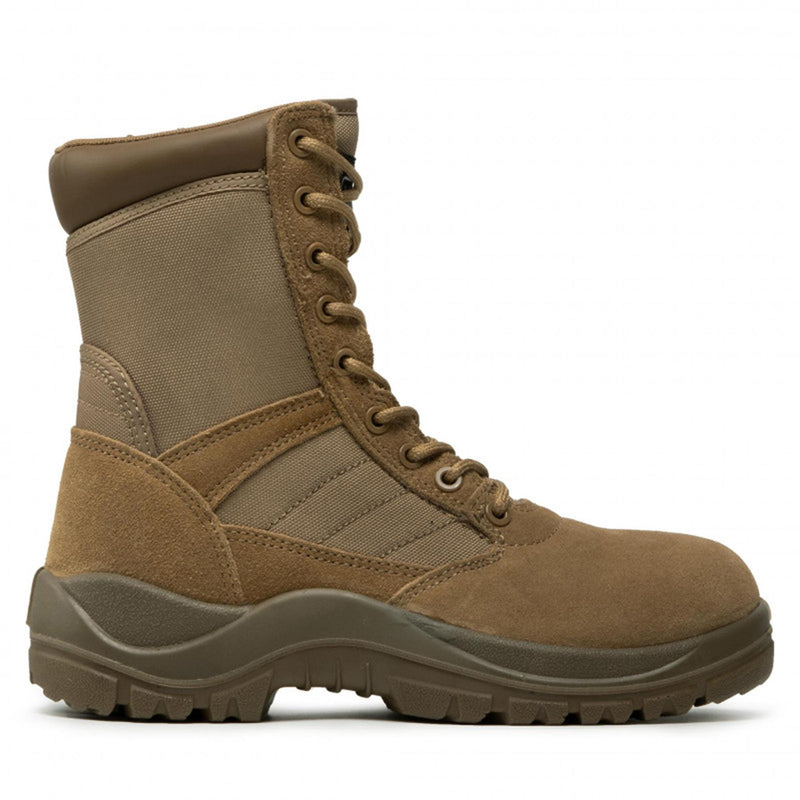 Chaussures de randonnée HI-TEC Magnum Centurion 8.0 Coyote chaussures tactiques zip latéral NEUF