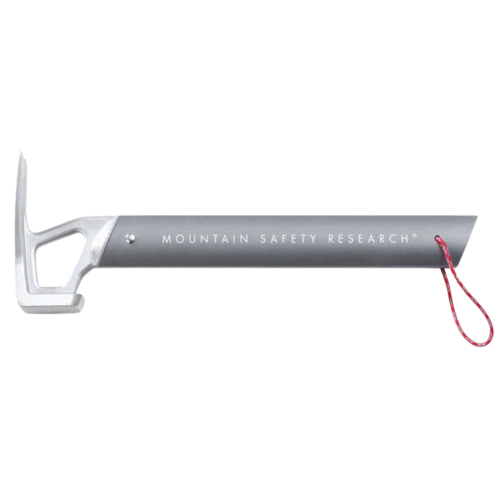 MSR Stake Hammer Tent Peg Puller Stainless Steel Bottle Opener Camping Grey
