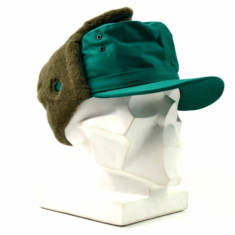 Véritable casquette militaire d'hiver de l'armée autrichienne Chapeau autrichien NEUF Édition militaire verte