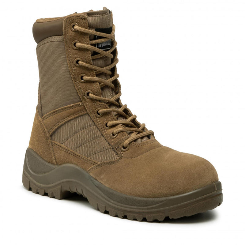 Chaussures de randonnée HI-TEC Magnum Centurion 8.0 Coyote chaussures tactiques zip latéral NEUF