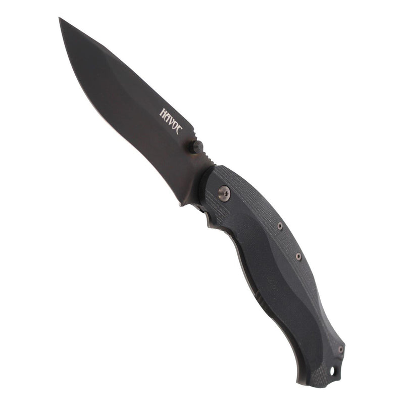 Couteau pliant Fox Knives HAVOC, lame à point tombant, verrouillage du cadre en titane, acier N690Co