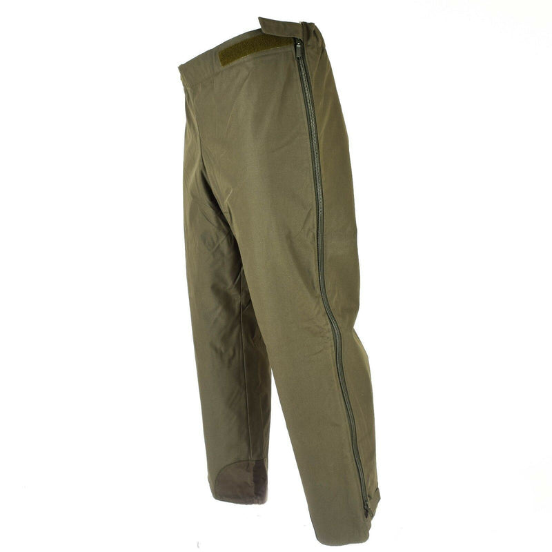 Pantalon d'hiver militaire imperméable authentique de l'armée allemande OD Olive