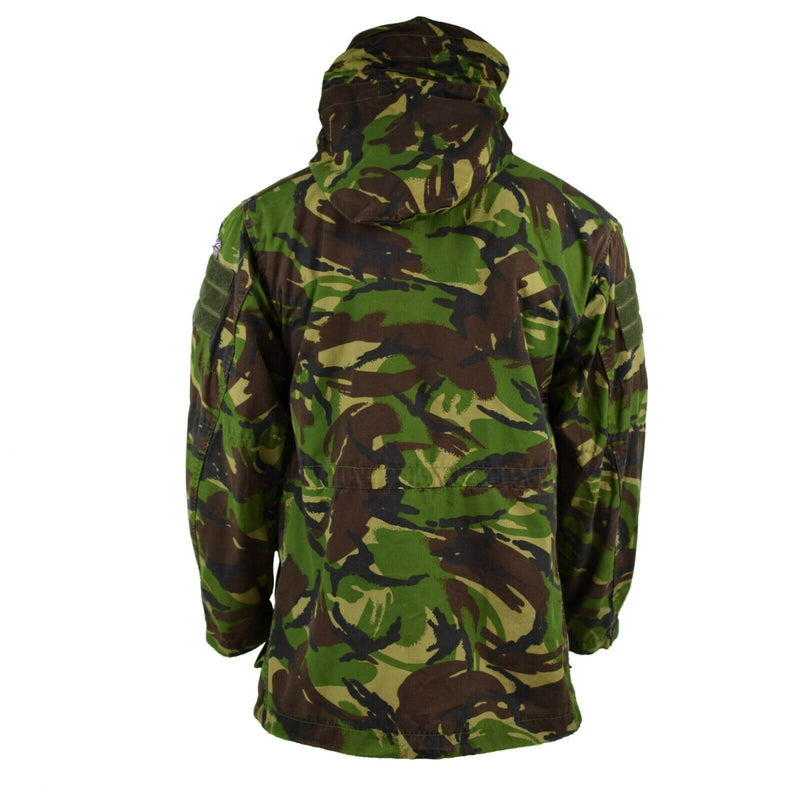 Veste de combat militaire DPM originale de l'armée britannique, parka coupe-vent