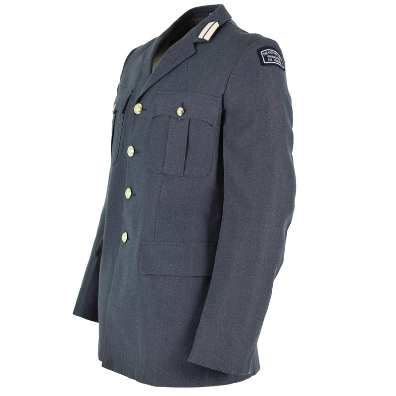 Veste d'uniforme de cérémonie originale de l'armée britannique, bleu de parade, édition militaire des forces aériennes