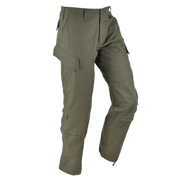 Pantalon cargo ripstop de style armée américaine de marque Mil-Tec, couleur olive