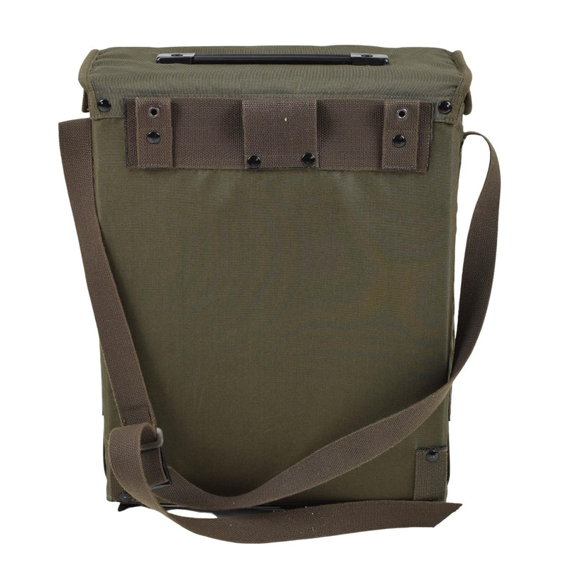 Sac de premiers secours original de l'armée autrichienne à bandoulière olive pour médecin, survie médicale, NEUF