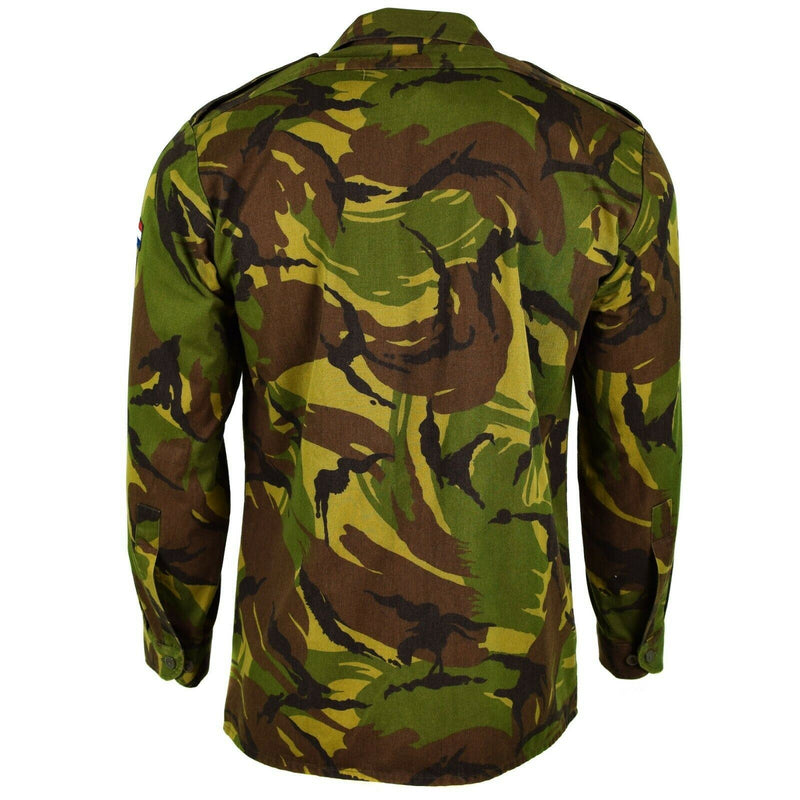 Chemise de l'armée néerlandaise originale M65, veste de combat militaire Woodland DPM Holland
