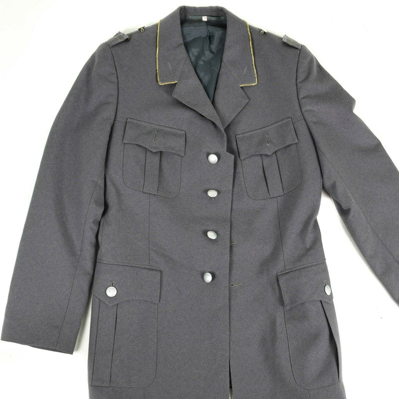 Véritable veste de costume de l'armée allemande grise uniforme formel NEUF