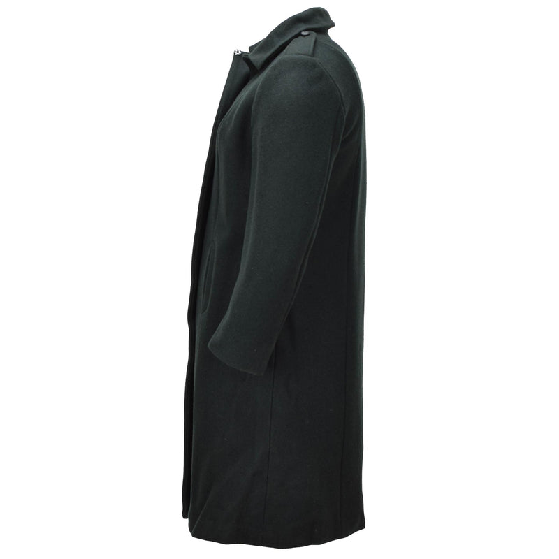 Pardessus en laine original de l’Armée canadienne pour femme Surplus militaire vert foncé