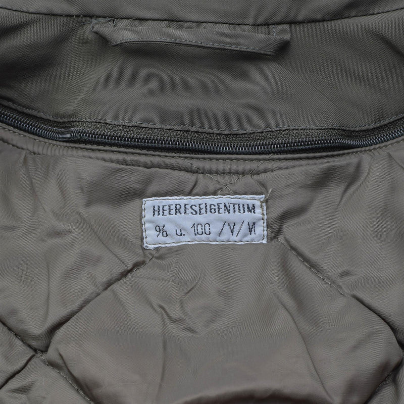 Parka militaire autrichienne originale en Gore-Tex avec doublure, veste de pluie décontractée et formelle