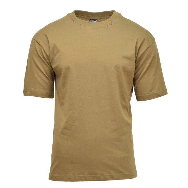 T-shirt de style militaire américain MFH, sous-vêtement robuste, léger et respirant, coyote