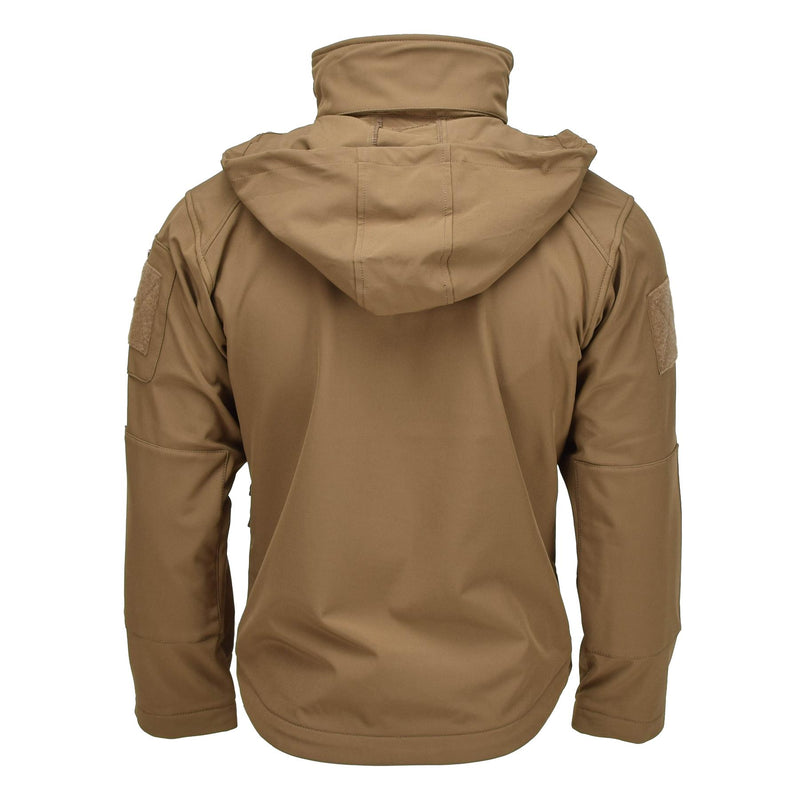 Veste de randonnée à capuche style militaire MIL-TEC SCU14 Dark Coyote