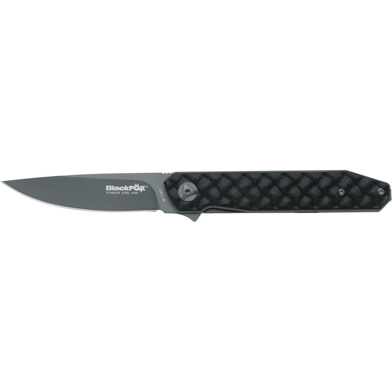 Couteau de poche pliant Fox Knives RELOADED Lame en acier 440C avec revêtement en titane conçu pour durer