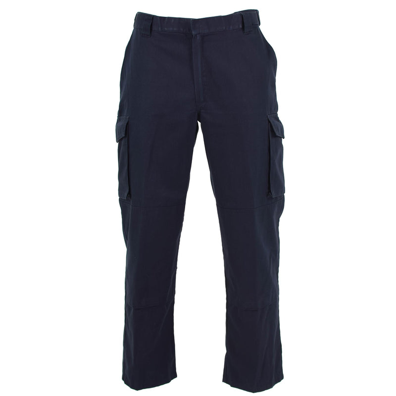Pantalon de police britannique authentique, pantalon d'uniforme bleu léger, surplus militaire