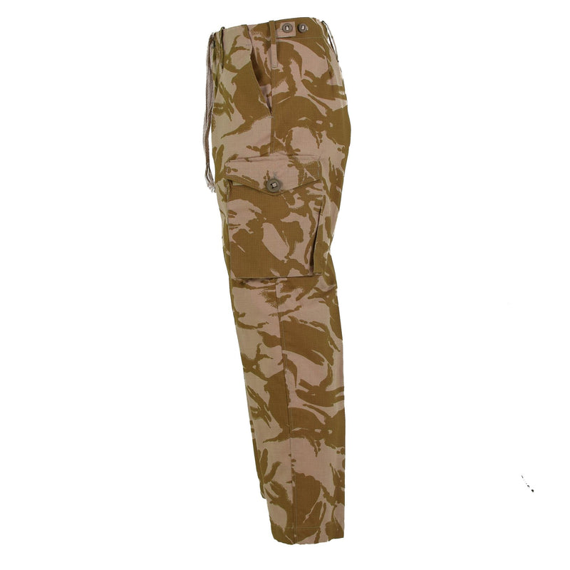 Véritable pantalon de combat de l'armée britannique DPM Pantalon désert Ripstop ignifuge NEUF