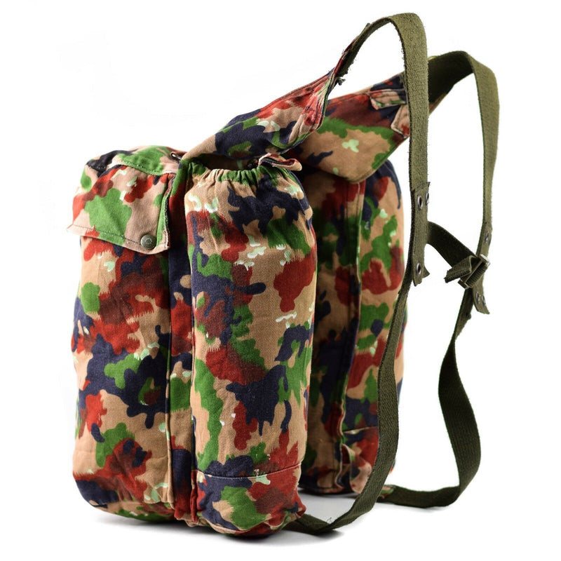 Véritable sac à dos de l'armée suisse Sac à dos de sniper Alpen Camo avec bretelles