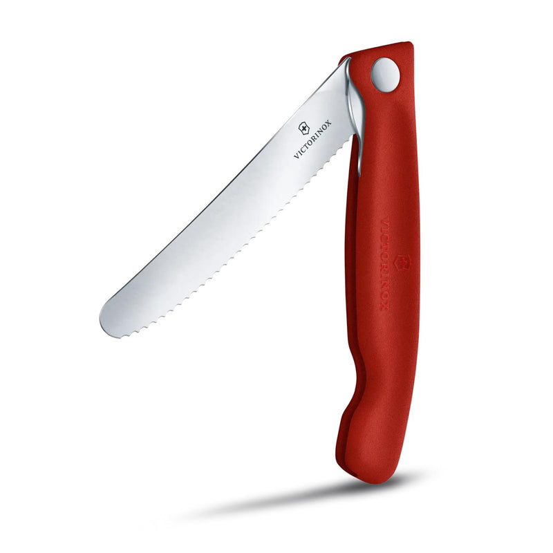 Victorinox Swiss Classic Folding Paring Knife Stainless Steel Blade Red