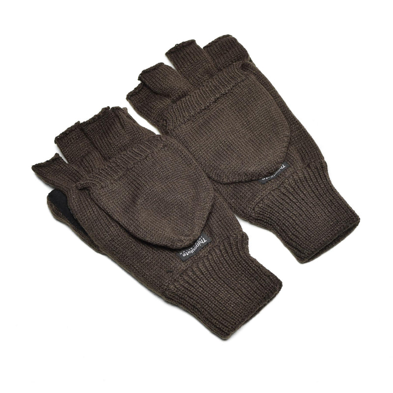 Gants mitaines de marque Thinsulate Finger hiver Black Olive OD