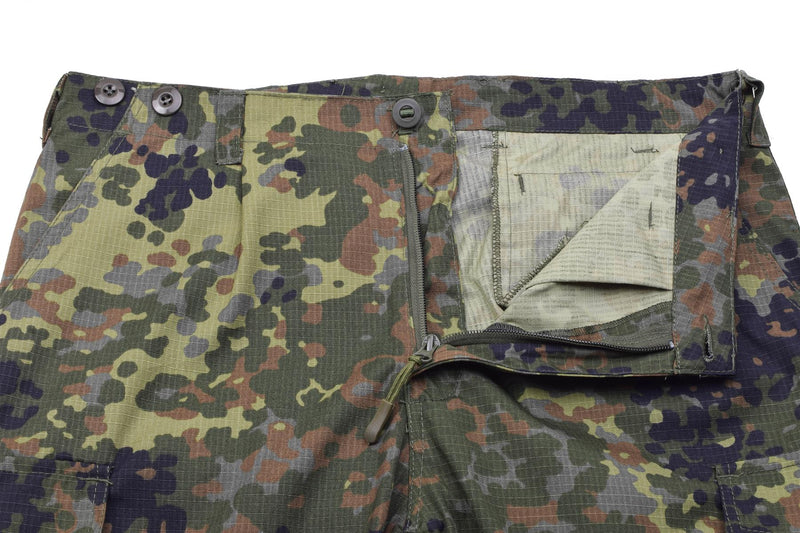 Pantalon de combat de style armée allemande de marque TACGEAR, cargo, camouflage, ripstop, flecktran