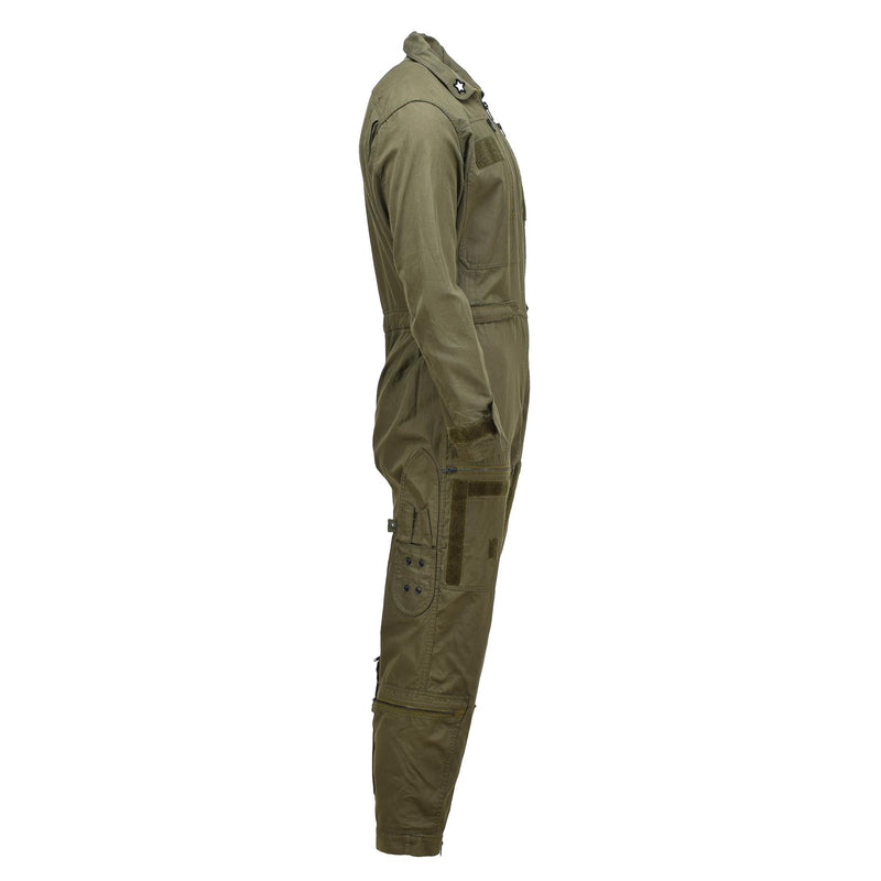 Combinaison de vol militaire italienne authentique, combinaison militaire olive en aramide