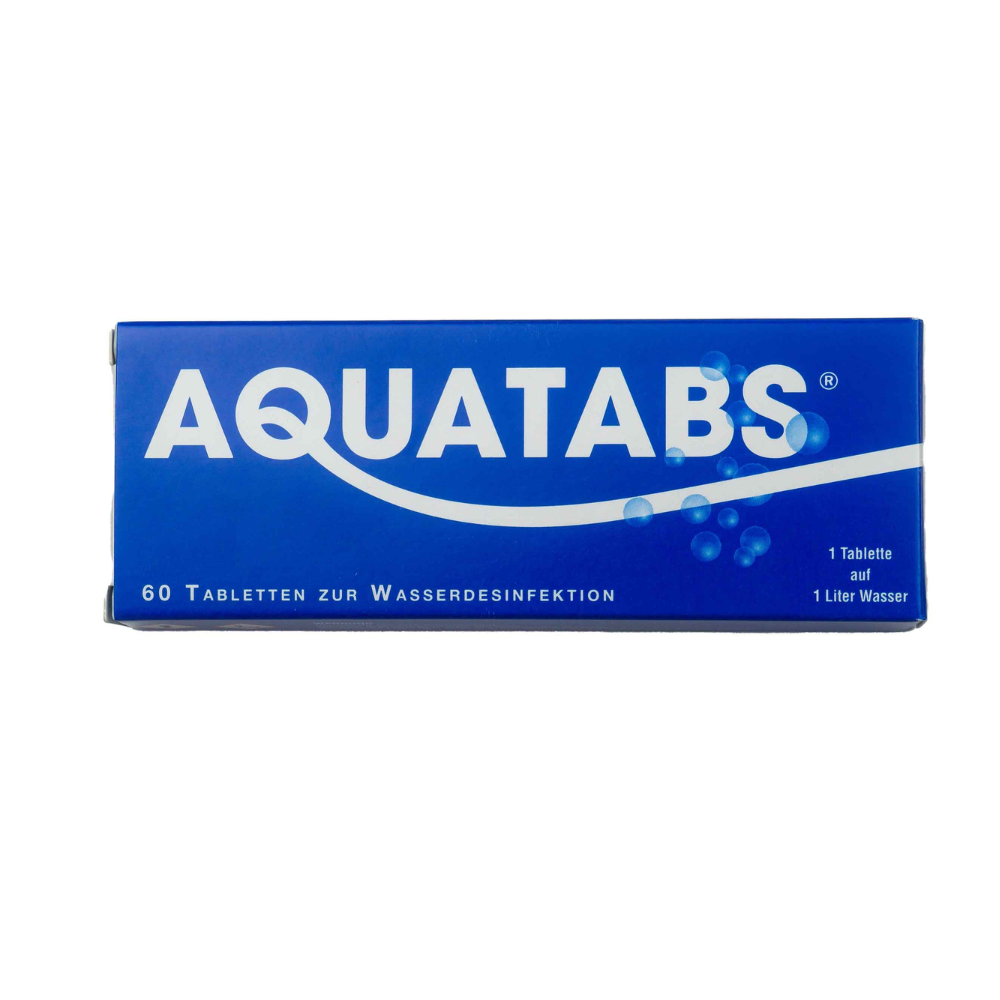 AQUATABS Comprimés de purification d'eau 3,5 mg 60 pièces Voyage en plein air