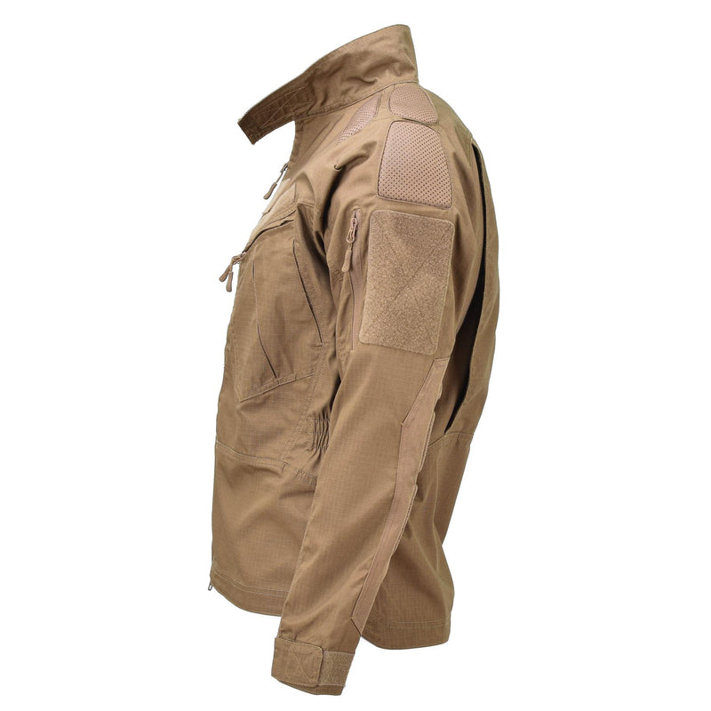 Veste de combat de style militaire en ripstop coyote foncé de marque Mil-Tec Chimera