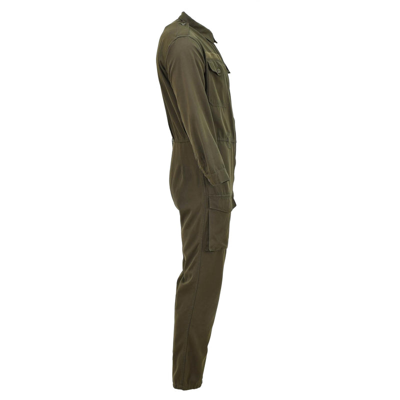 Combinaison de travail militaire autrichienne originale BH pour homme, combinaison de mécanicien en polycoton, olive