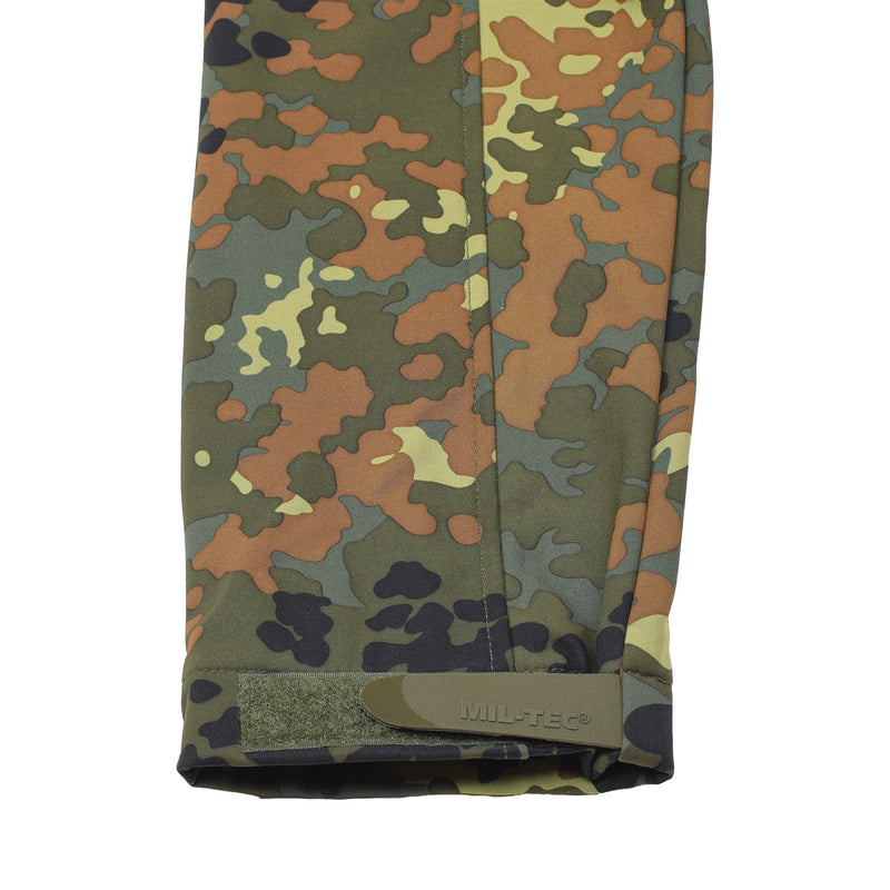 MIL-TEC Softshell jacket SCU 14 German flecktran camo outdoor hiking outerwear