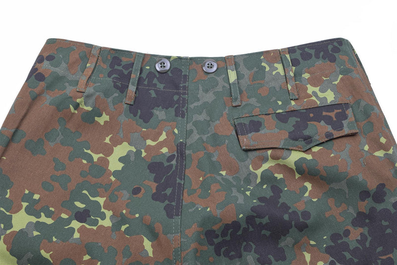 Pantalon cargo de style militaire allemand, pantalon de combat de l'armée de camouflage flecktarn ACU