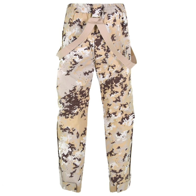 Pantalon de travail original des forces aériennes italiennes Bib &amp; Brace Vegetata desert camo NEUF