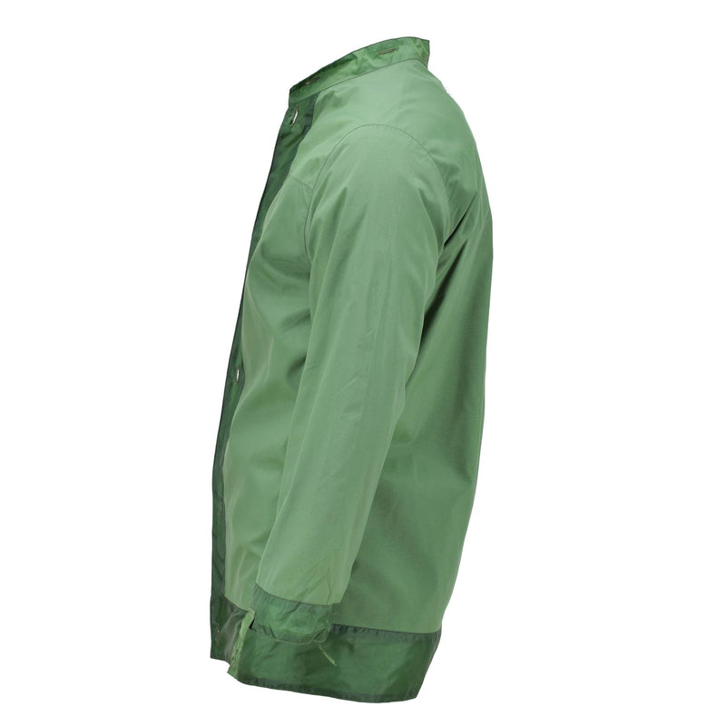 Veste militaire de combat imperméable en PTFE avec doublure de parka Olive OD de l'armée néerlandaise authentique