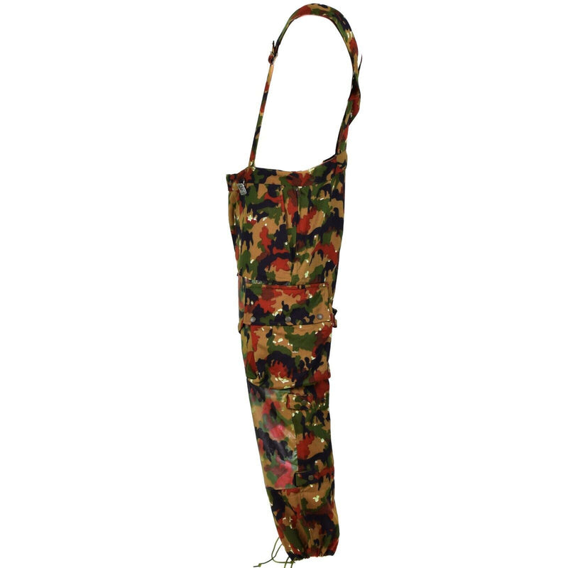 Pantalon de combat authentique de l'armée suisse M70 Pantalon de sniper de combat suisse Camo NEUF