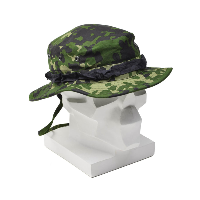 Chapeau de brousse camouflage militaire danois d'origine M84, casquette tropicale d'été à large bord, NEUF