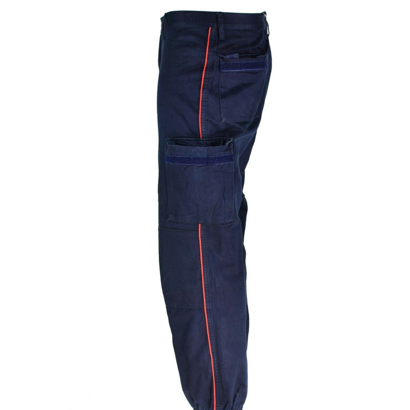 Pantalon bleu original de carabiniers de la police italienne