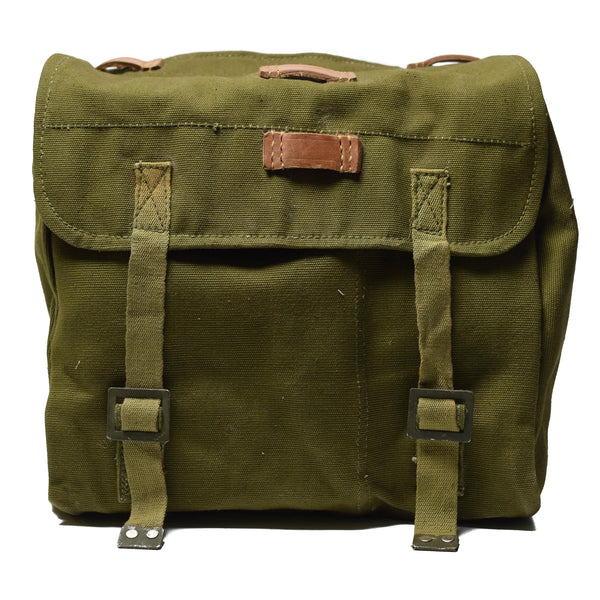 Sac de transport original de l'armée roumaine, étui à bandoulière vert pour surplus militaire