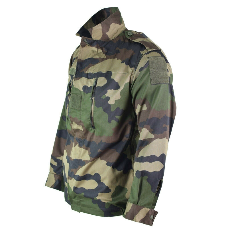 Véritable veste de combat F2 de l'armée française fatigue camouflage CE surplus militaire NEUF