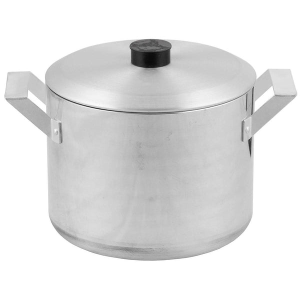 Véritable marmite de l'armée tchèque avec couvercle 2 l en aluminium Ustensiles de cuisine militaires 0,5 gal