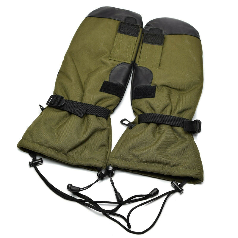Original Dutch army Olive mittens Trigger finger military issue gore-tex gloves
